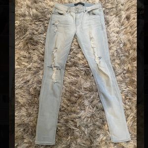 Express Distressed Skinny Jeans, sz 4